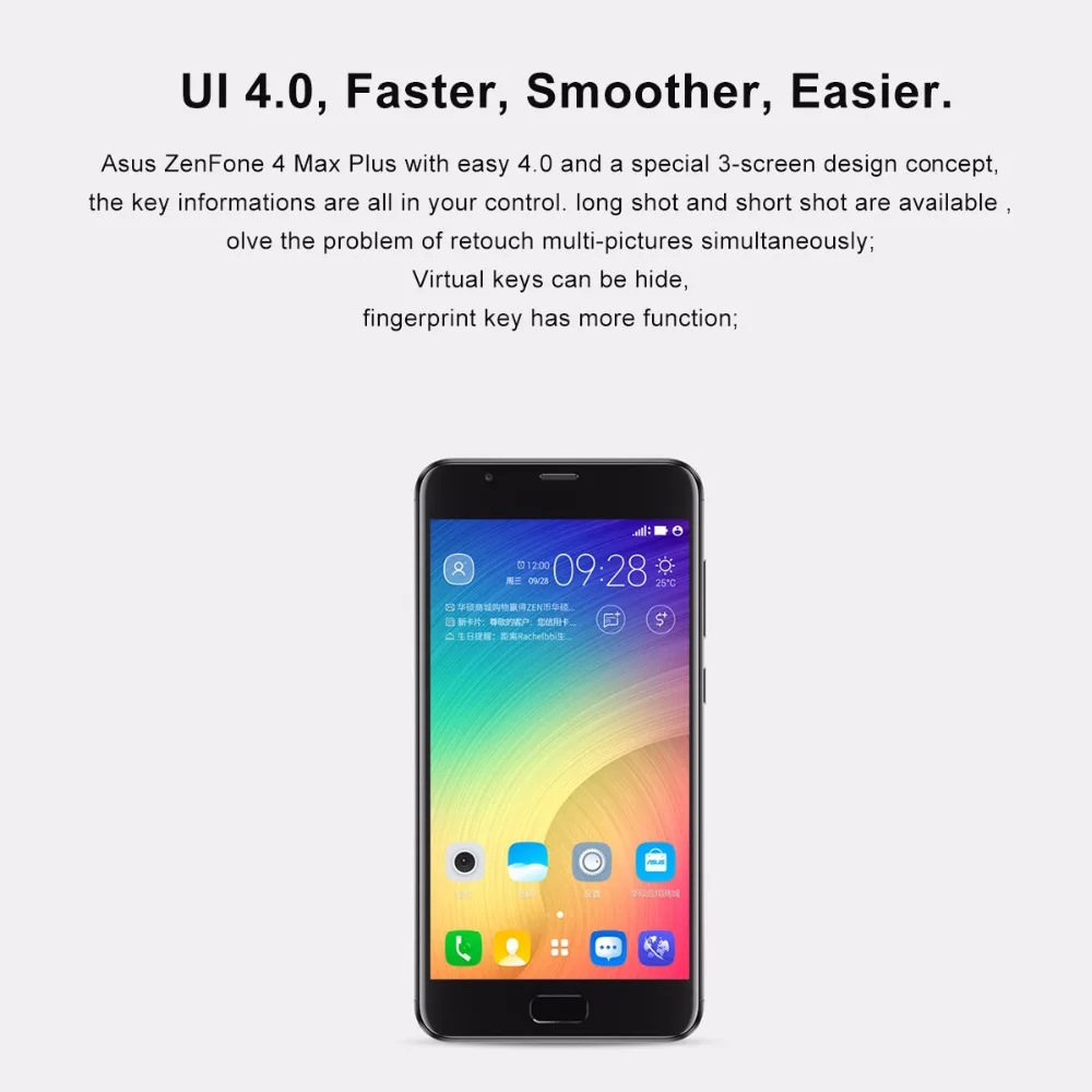 Смартфон ASUS Zenfone 4 max plus X015D, 5000 мАч, большая батарея, 5,5 дюймов, четыре ядра, MT6750, Android 7,0, 3 Гб ram, 32 ГБ, мобильный телефон