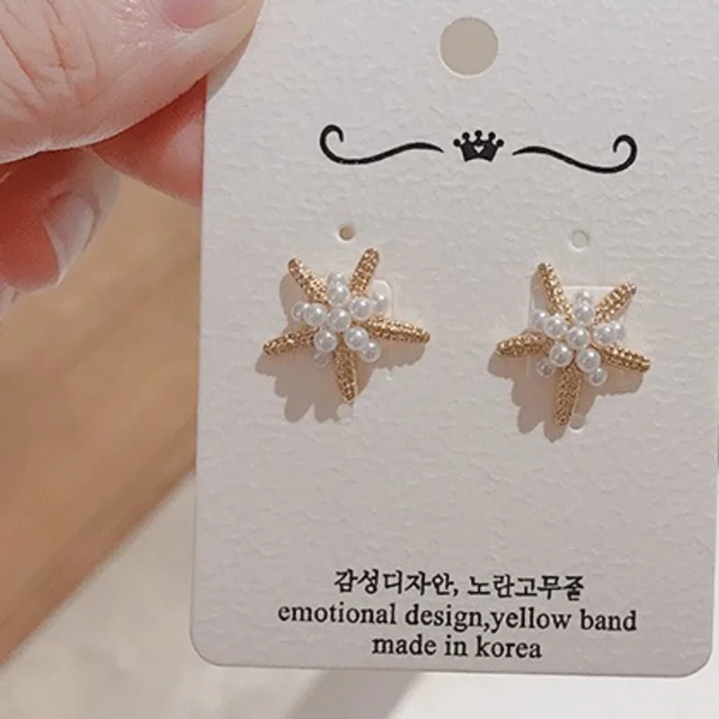 2019 Nieuwe Hete Japan En Zuid-Korea Mode Schattige Oorbellen Zeester парель темпераментный Vrouwen Sieraden gift |