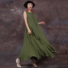 Женское длинное платье-макси, летнее винтажное платье больших размеров 3XL, 4XL, 5XL, 2021