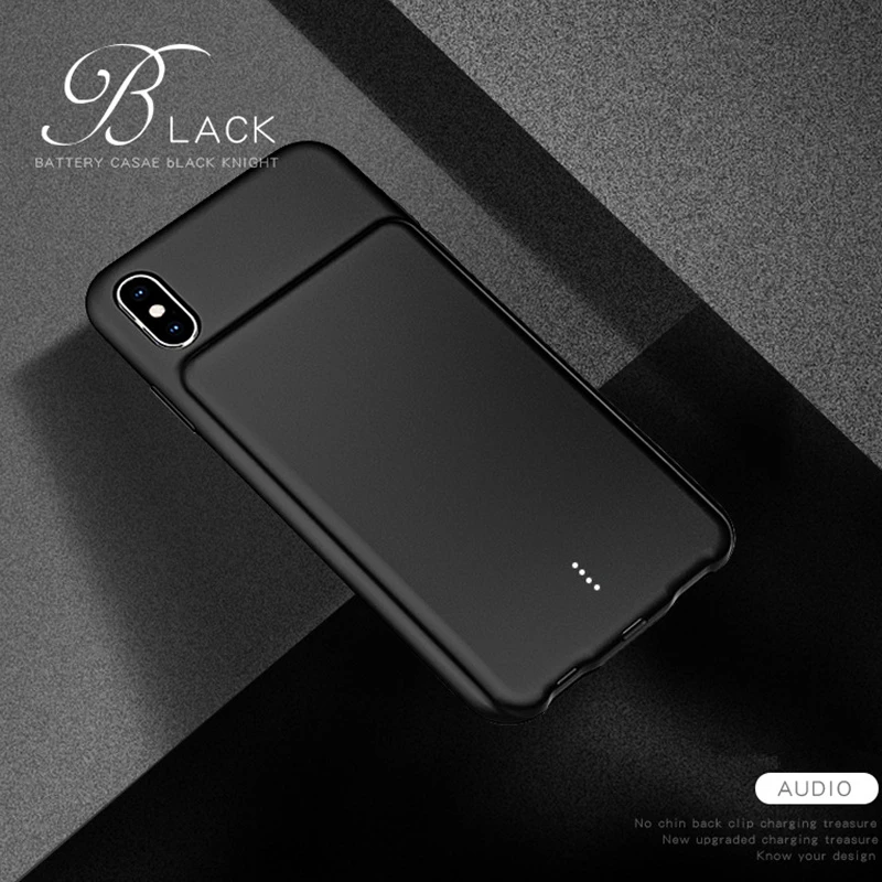 NTSPACE 5000 мАч Внешний аккумулятор зарядное устройство чехол для iPhone Xs Max XR power Case Портативный блок питания зарядный чехол с аудио