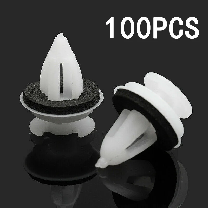 Аксессуары 100 шт. зажимы для дверных панелей с уплотнительным кольцом BMW E34 E36 E38 E39