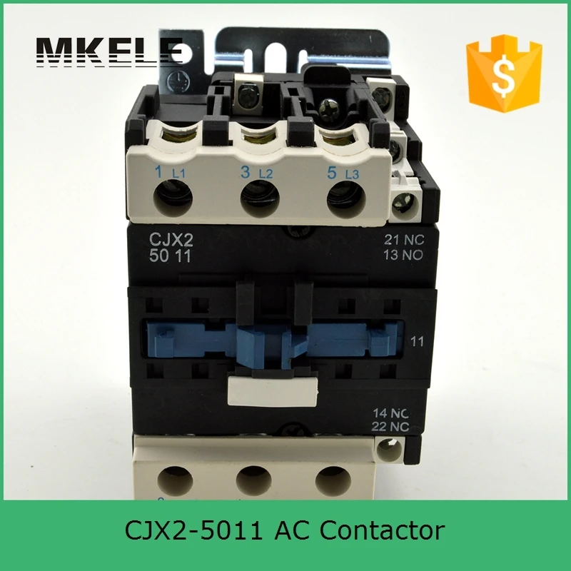 CJX2 5011 3P + NO NC 50A Номинальная катушка 380 В 36 в 110 220 напряжение трехфазный контактор