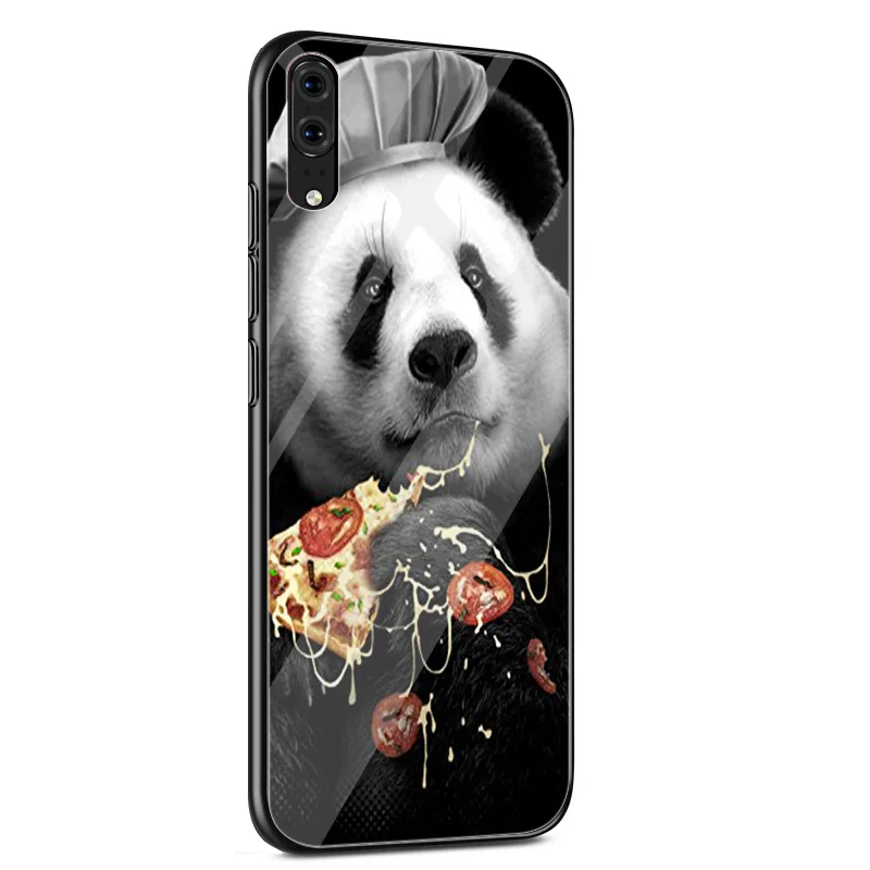 Desxz Animals Face Glass For Huawei P10 P20 Pro P Smart Mate 10 20 Lite Y6 Y9 Honor 7A 8X 9 Cover | Мобильные телефоны и