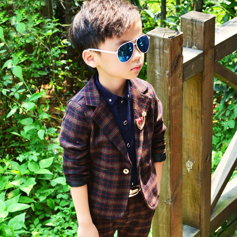 2019 Весна-осень комплект детской одежды маленький костюм для мальчиков