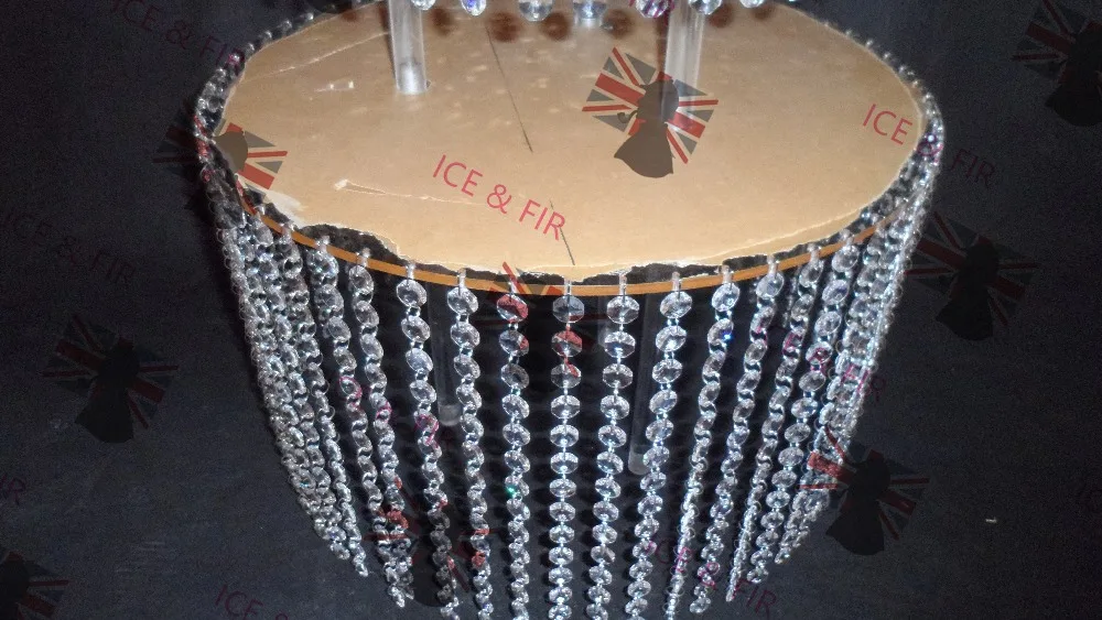 3 уровня/партия хрустальная люстра подставка для свадебного торта акриловые