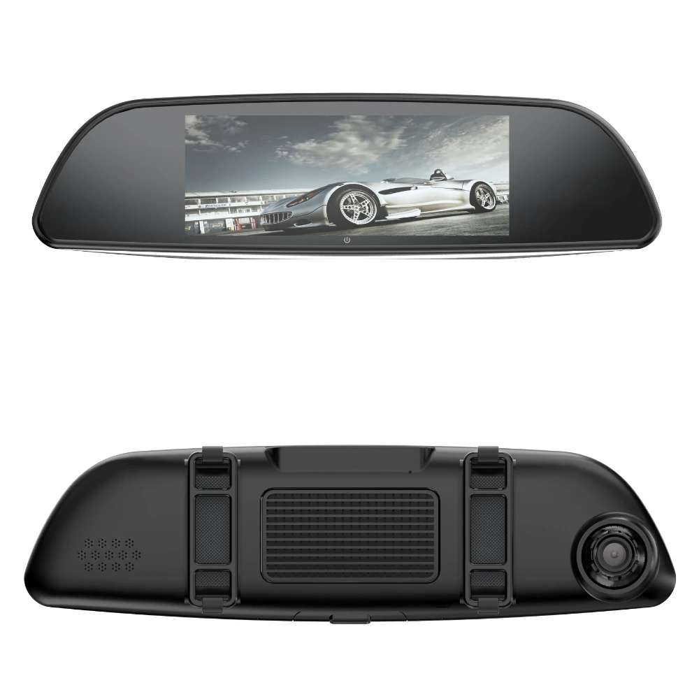 OHREX T803 Автомобильный dvr 3g 7 дюймов Full HD Android зеркало заднего вида двойной объектив