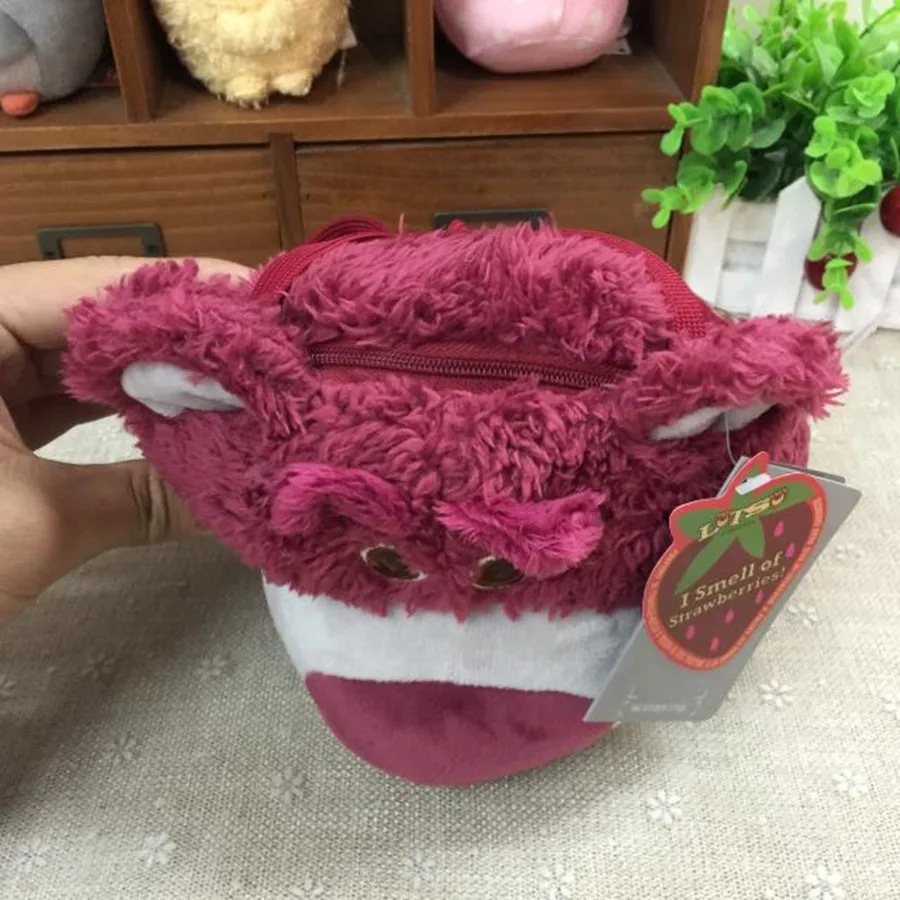 Плюшевые рюкзаки Lotso toy story 1 шт. детские плюшевые сумки Kawaii с клубничным медведем
