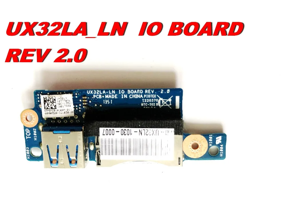Оригинальная SD карта для ASUS UX32LA USB плата _ LN IO REV 2 0 протестирована хорошая