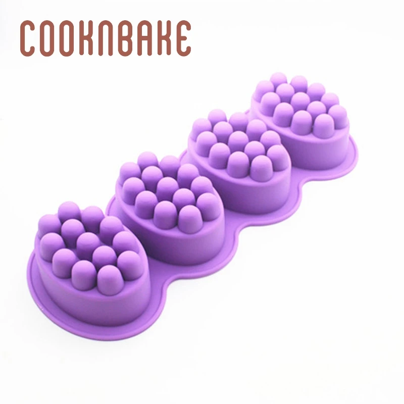 COOKNBAKE Silicone Mold for soap oval pastry bread pudding baking tool biscuit ice cake form silicone candle massage mould | Дом и сад