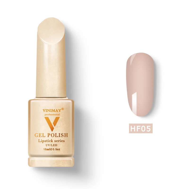 HF05 VINIMAY Франция гель лак для ногтей vernis полуперманентный УФ замочить от Гель-лак для нейл-арта праймер маникюр ногтей гель Lacque - Цвет: HF05
