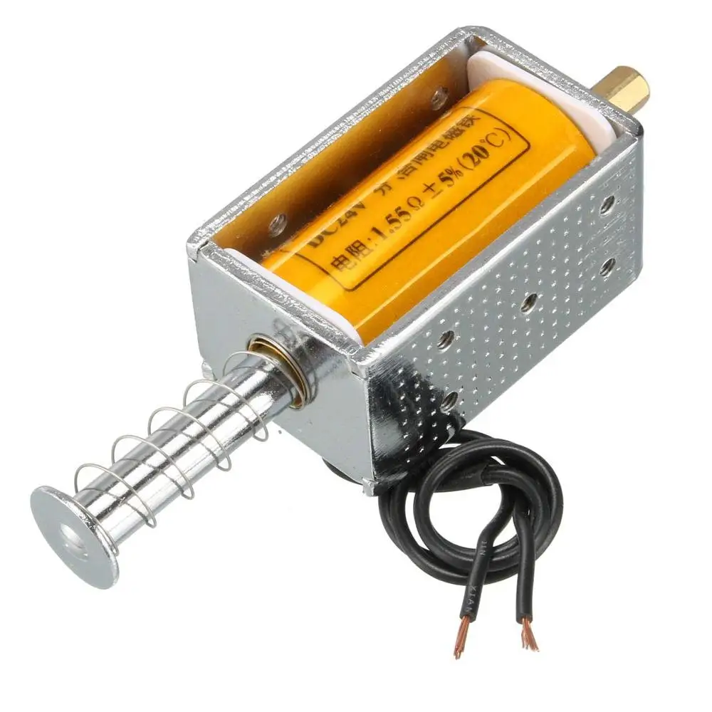 

VS1 AC220V DC12V DC24V 8A Push Pull Type Open Frame Tubular Magnet Solenoid Electromagnet