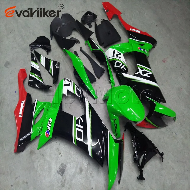 Обтекатель для мотоцикла ZX10R 2008 2009 2010 оранжевый черный ZX 10R 08 09 10 ABS пластиковый