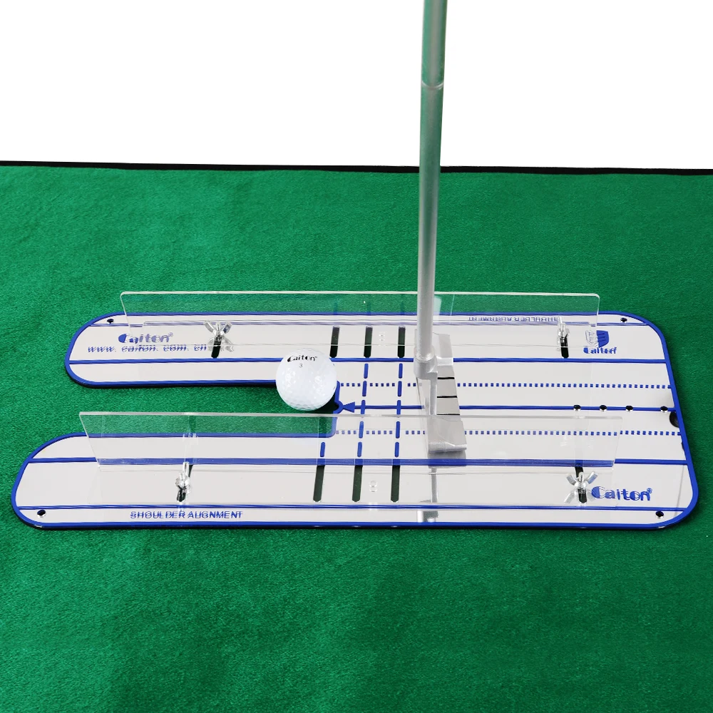 Тренировочный тренажер для игры в гольф зеркальная тренировочная линия
