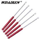 5 шт.лот, развязывающее устройство, 14 см, рыболовные приманки, лески, абстрактные рыболовные снасти, крючок, металл, сталь, специальные инструменты FA-124