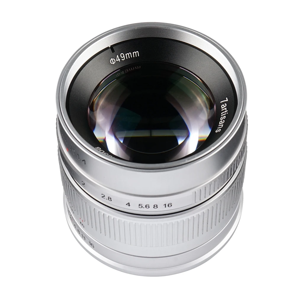 Объектив с большой диафрагмой для Sony E Mount Fuji FX 7 мастеров 55 мм F1.4 ручная
