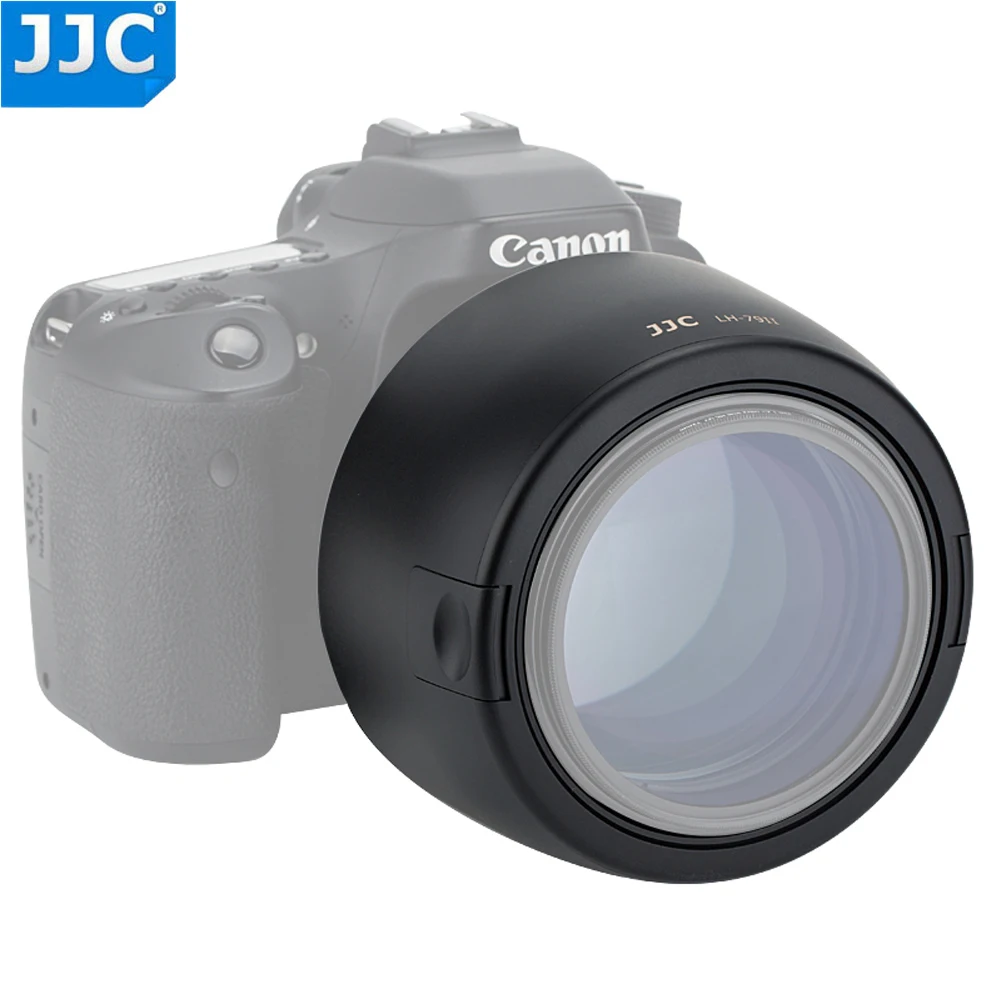 JJC LH-79II аксессуары для зеркальных фотоаппаратов черная бленда объектива для CANONEF 85 мм f/1.2L USM/EF 85 мм f/1.2L II USM
