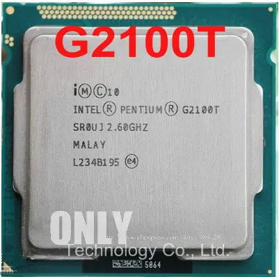 Оригинальный двухъядерный процессор Intel Pentium G2100t 2 6 ГГц 3 Мб 35 Вт LGA 1155 десктопный