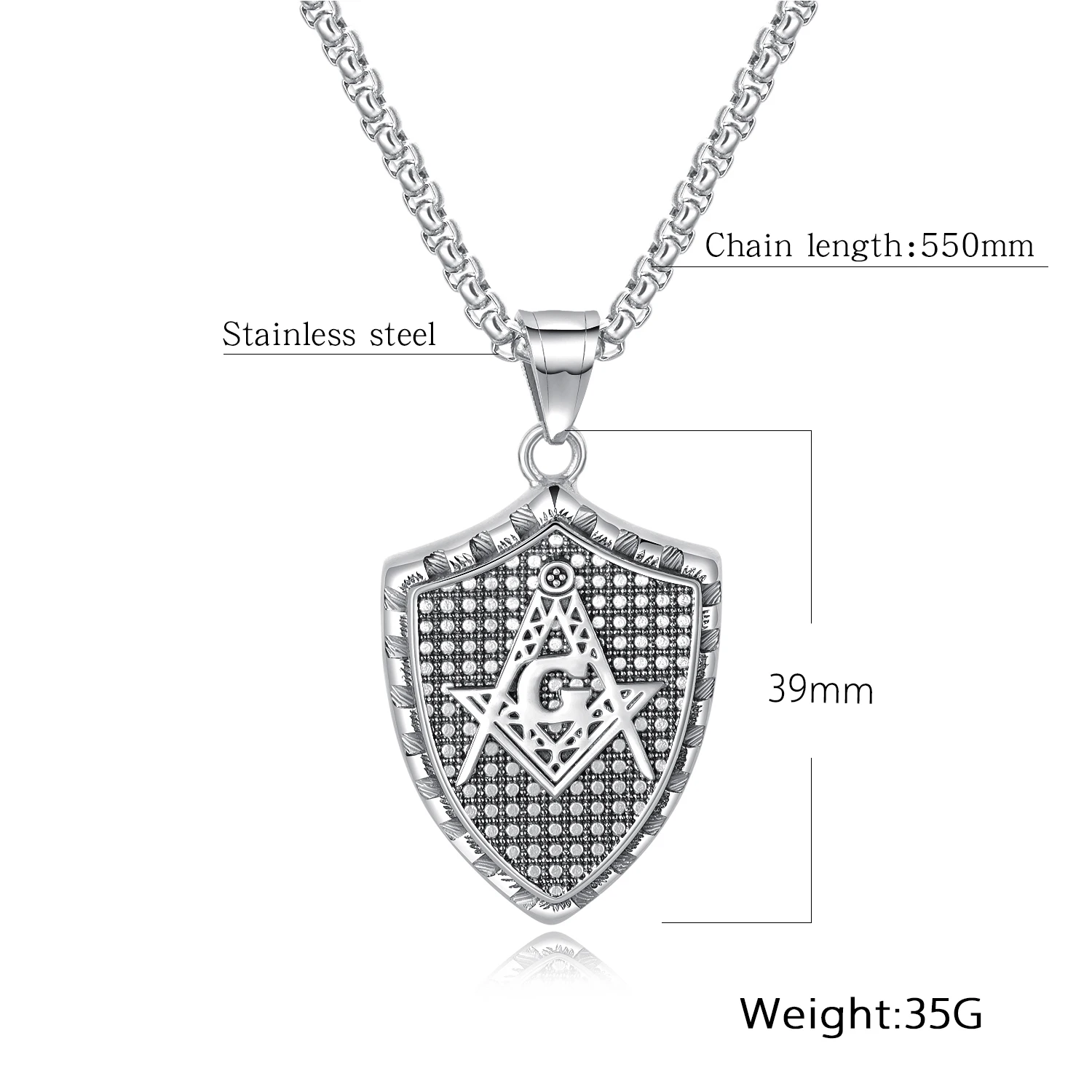 JHSL мужское ожерелье Подвески Модные Ювелирные изделия 316L цепочка из нержавеющей