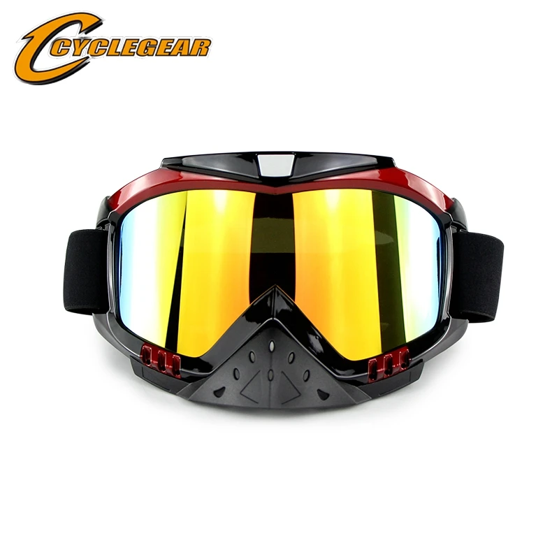 Мотоциклетные очки Cyclegear съемные мотоциклетные модульные гоночные для