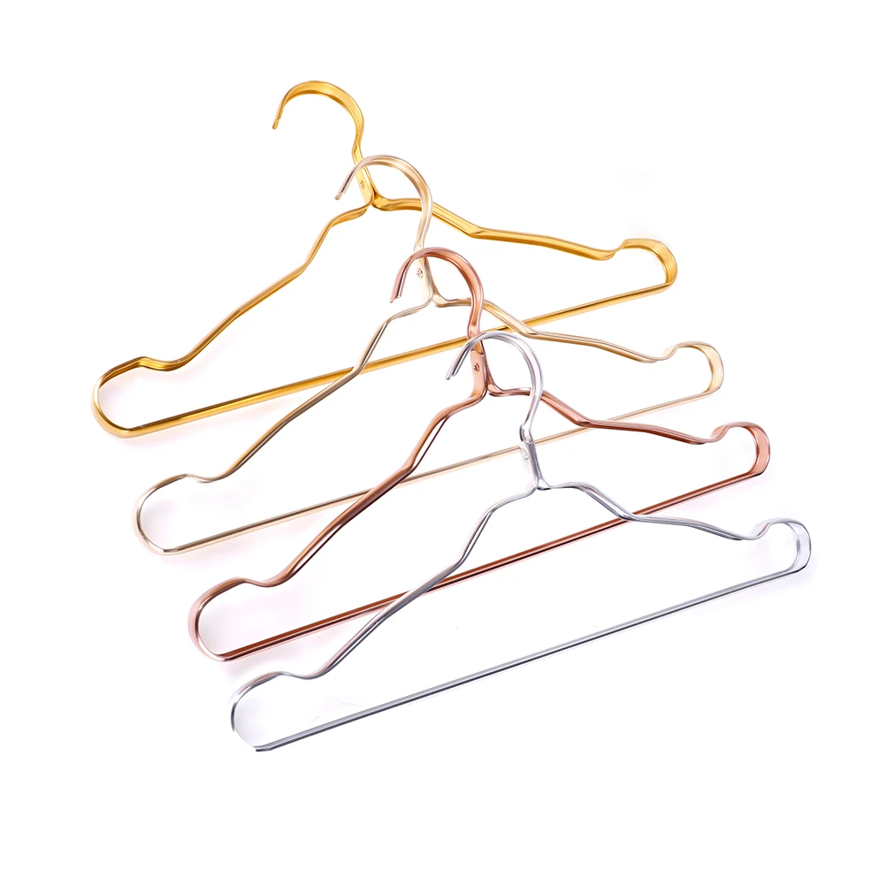 New Cloth Hanger Durable Antideformation Aluminium Alloy Closet Adult Skirt Dress Clothing Towel Storage Rack Space Saver | Дом и сад