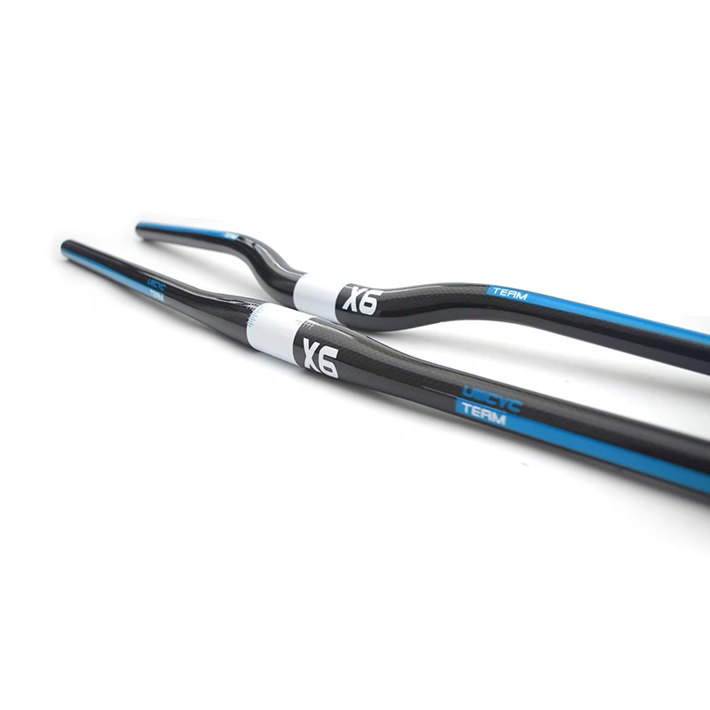 Carbon friber MTB/Road Bicycle Handlebar Flat or Rise Mountain bike parts 31.8*580/600/620/640/660/680/700/720/740mm | Спорт и