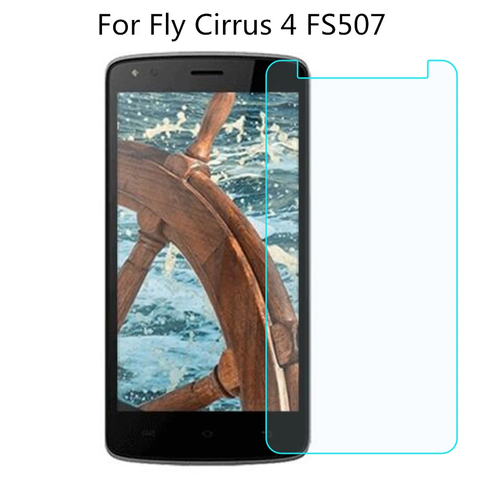 Закаленное стекло для Fly Cirrus 4 FS507 защита экрана 9H 2.5D Защитная пленка Телефона