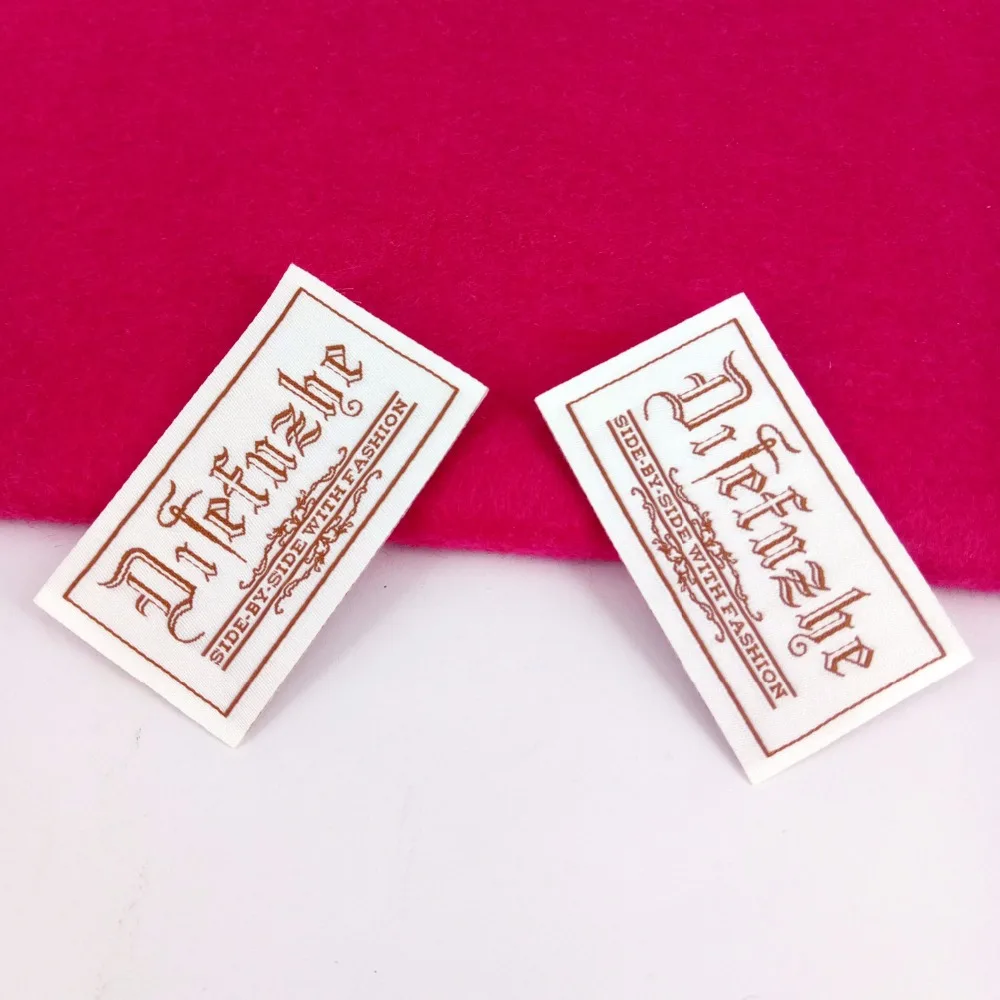 ZeQi Garment tags woven labels customize main label washable polyester 1000pcs/lot free shipping | Дом и сад