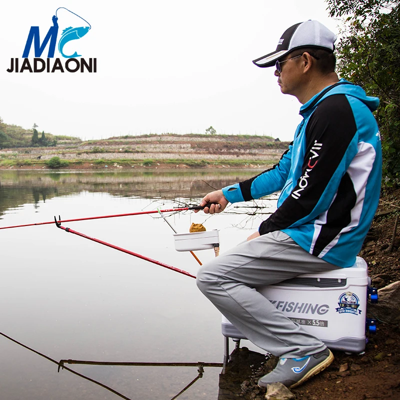 JIADIAONI Outdoor Taiwan Fishing Rod Carbon 37 Tune Super Light Portable Fish Pole 2.7m-5.4m Tackle JDN099 | Спорт и развлечения