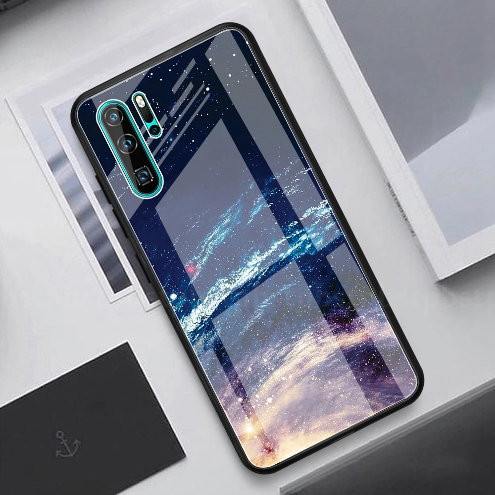 Чехол из закалённого стекла для Huawei P30 Lite Pro P20 в ассортименте | Мобильные телефоны