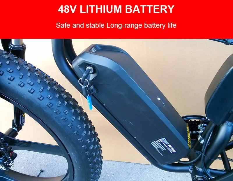 

new 48V Lithium battery electric mountain bicycle battery bms 18560 cells And 1000w motor with the use of the drive