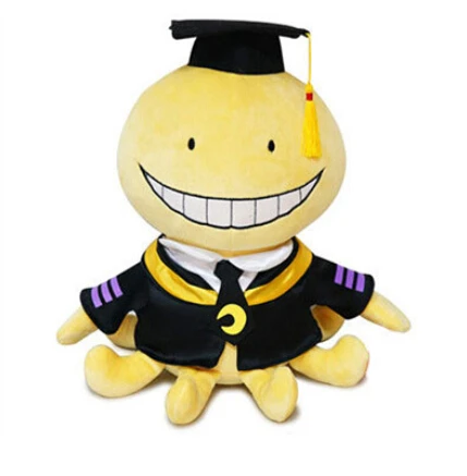 Горячая Распродажа класс killer Korosensei Octopus косплей аниме плюшевая игрушка кукла улыбка лицо - Цвет: as photo 30cm