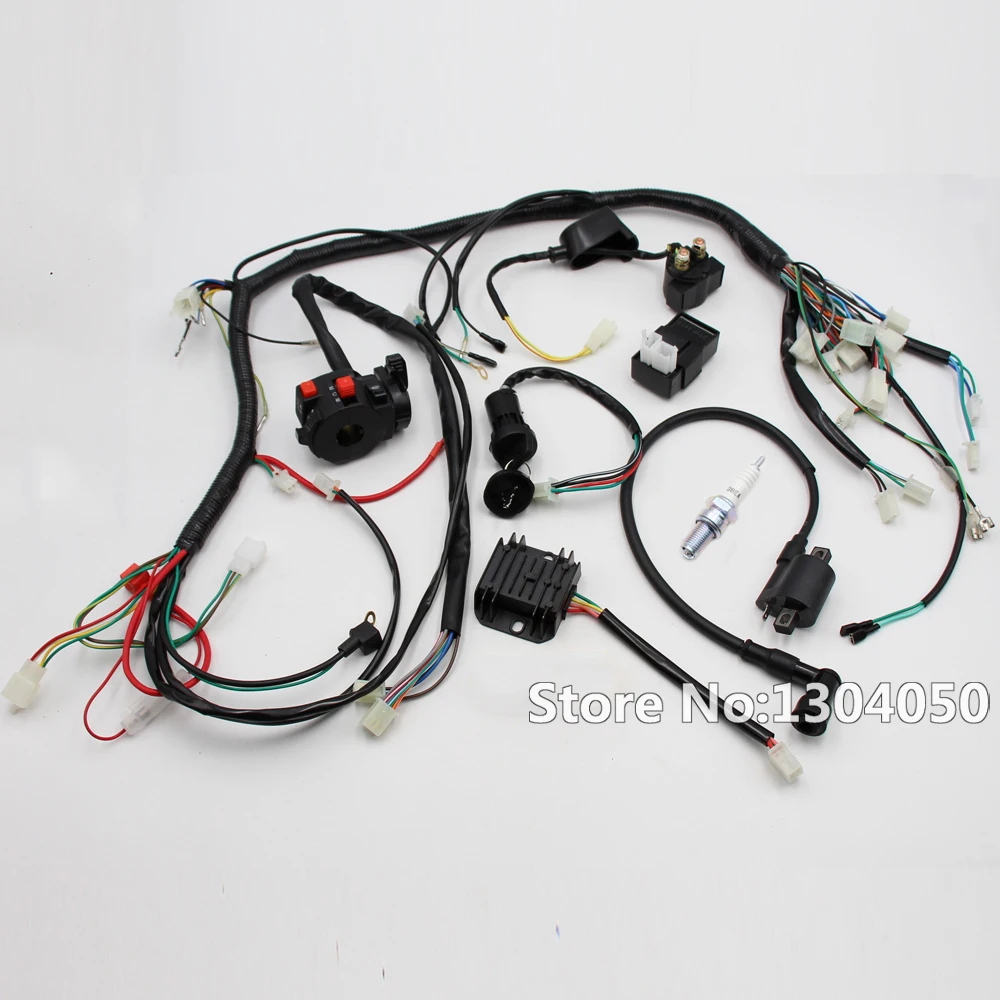 Электропроводка с электроприводом соленоидная катушка CDI Свеча зажигания для 200