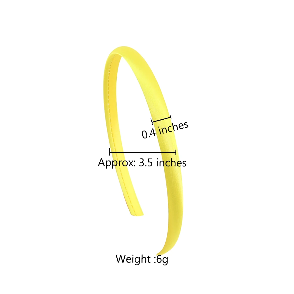 20 шт./лот высококачественные однотонные повязки для волос Принцесса аксессуары