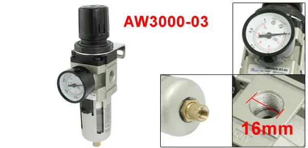 AW3000 03 G3/8 ''стандартный тип SMC воздушный фильтр регулятор устройства очистки