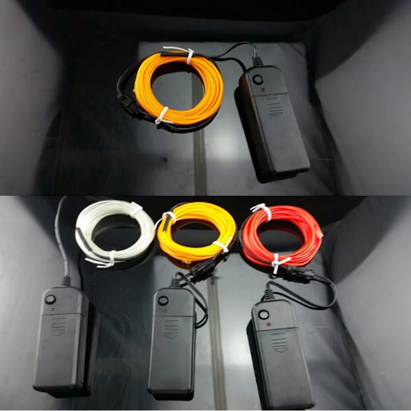 Четырехместный неоновый светильник 10 цветов светящиеся линии обувь одежда