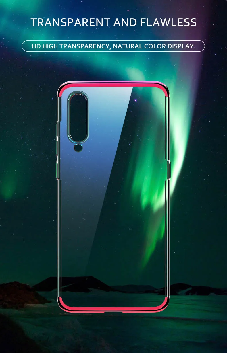 GKK Прозрачный чехол для Xiaomi Mi 9 чехол с магнитным гальваническим покрытием глянцевый модный жесткий ультра тонкий чехол для Xiaomi Mi 9