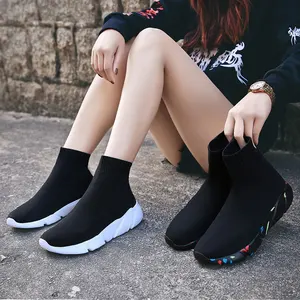 Повседневные спортивные женские ботинки MWY, дышащие сетчатые кроссовки на мягкой подошве, на платформе, спортивная обувь для мужчин