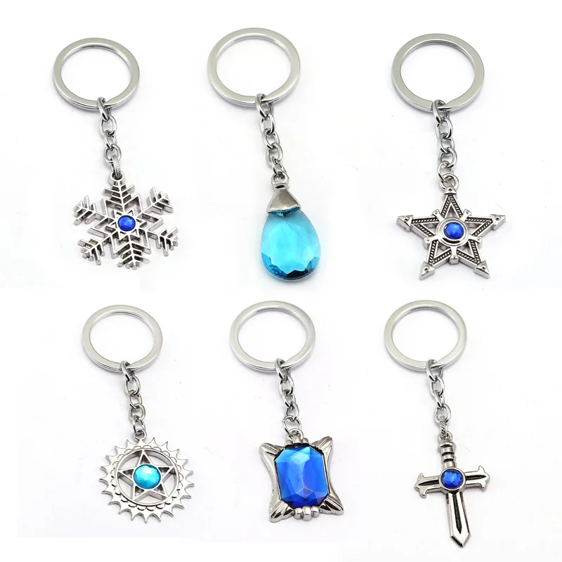 J Store металлический брелок для ключей из аниме Фея хвост/Сан/Черный Батлер с