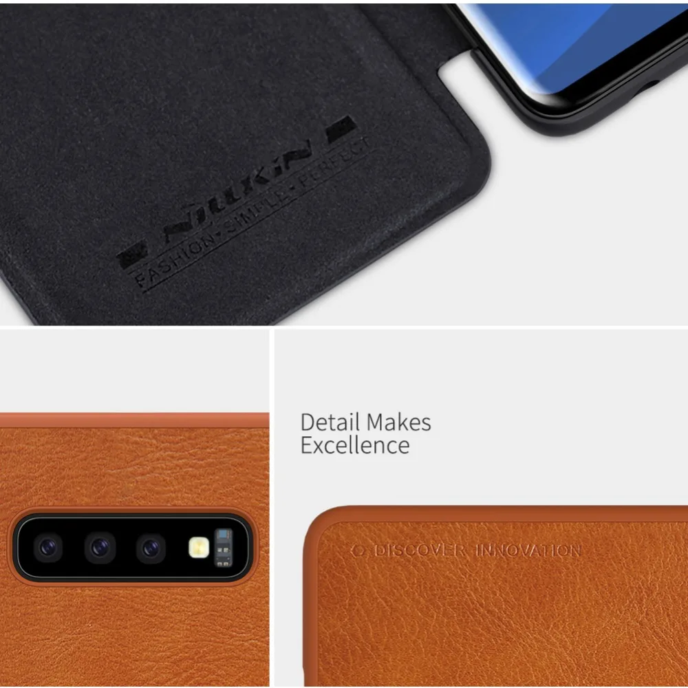 Чехол для samsung Galaxy S10, чехол NILLKIN Qin, винтажный кошелек, флип-чехол, чехол, funda для Galaxy S10 Lite S10e, флип-чехол из искусственной кожи чехол