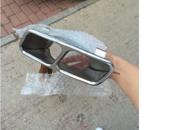 2 шт./компл. автомобильные выхлопные трубы из нержавеющей стали глушитель