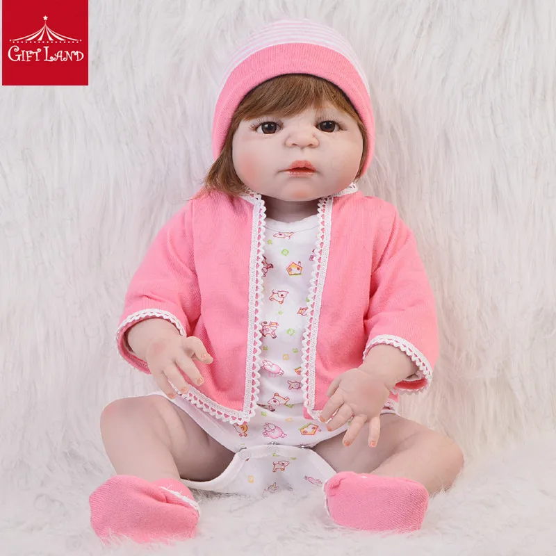 Новинка 2019 года Reborn Baby Doll Bebe полный силиконовые игрушки для детей Bb ручной работы