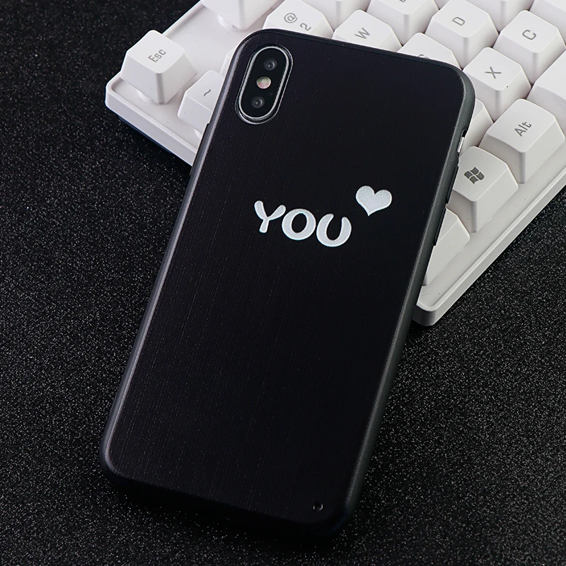 Love за чехол на айфон iPhone 6 S 7 8 Plus X XS MAX XR Пара моделей мягкий TPU силиконовый для