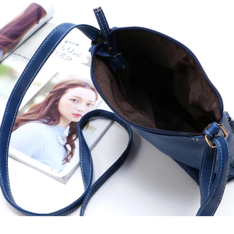 

Jiessie & Angela Hot sale crossbody bags for women bag vintage style small bags women messenger bag PU leather women handbag