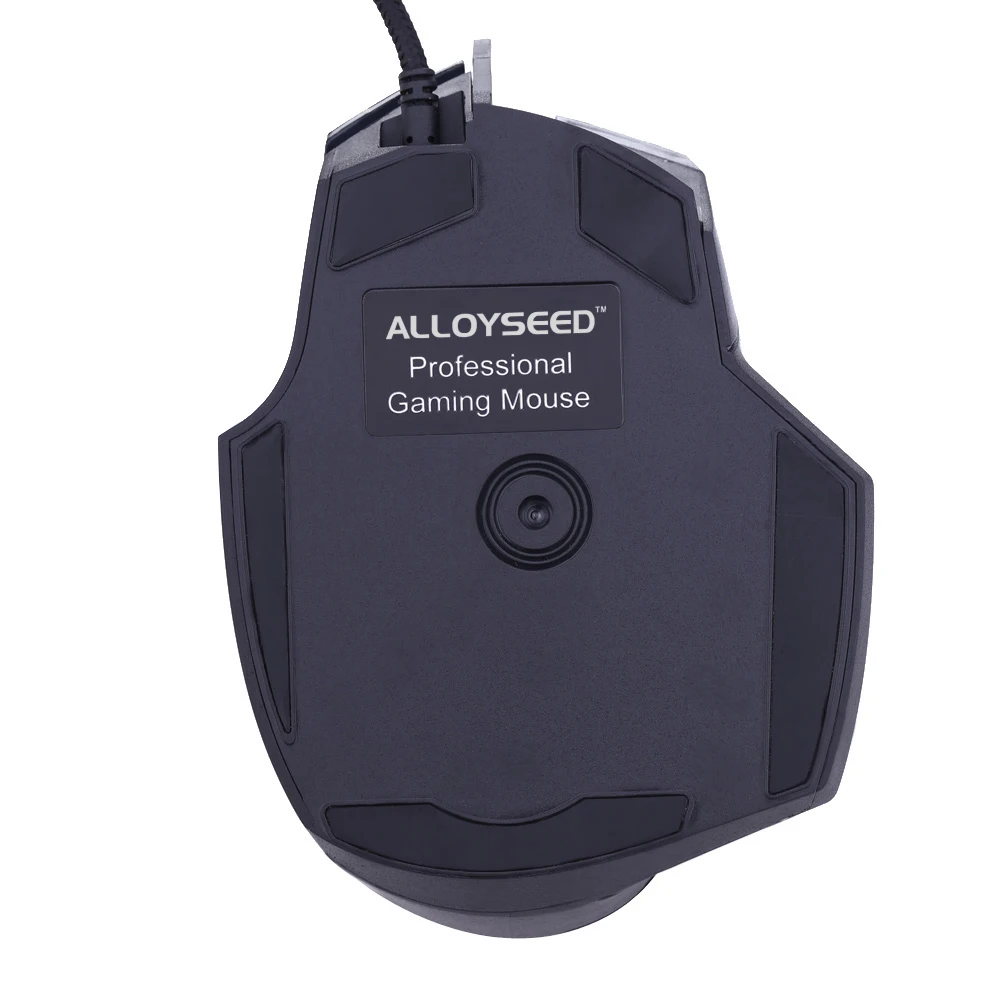 ALLOYSEED, Проводная игровая мышь, USB, оптическая геймерская мышь, 7 кнопок, компьютерная мышь, геймерские мыши, 3200 dpi, профессиональные игровые мыши