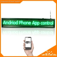 p10 outdoor wifi remote control waterproof led display open message sign boardsize 10424cm display 2 lines text
