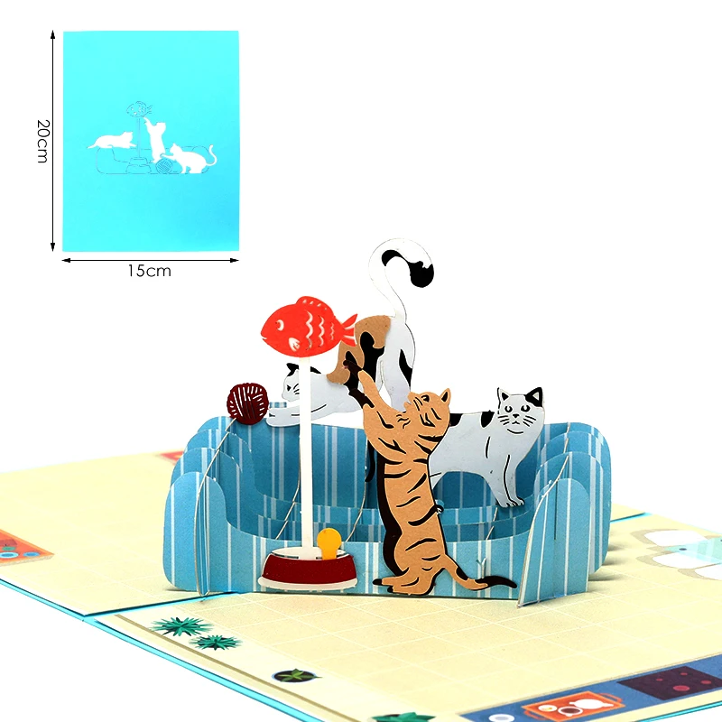 3D всплывающие приглашения Поздравительные подарочные открытки Пустые Открытки День рождения, День Благодарения подарок ручной работы Рождество спасибо Индивидуальные - Цвет: G2086B