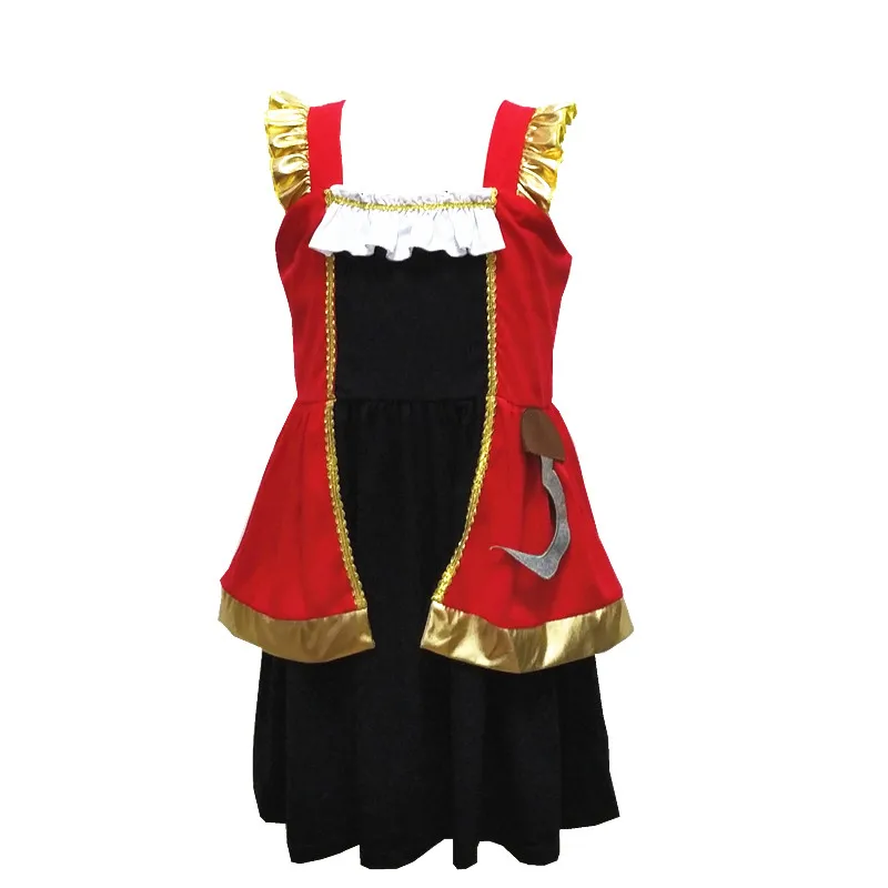 2022 Girls Vacation Princess Dress Costume Caption Hook Birthday Costume Dress Tiana Sally Mulan Party Cosply Dress ready