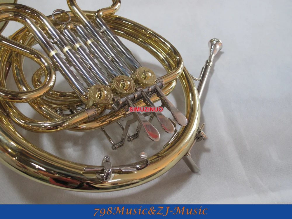 Золотистый лаковый 3 кнопочный Мини французский гудок карманный Гудок с