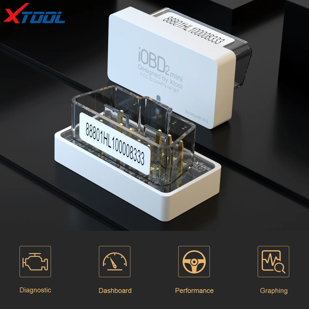 Оптовая продажа 100% оригинальный XTOOL IOBD2 Mini IOBD Bluetooth работает на Android IOS так же как