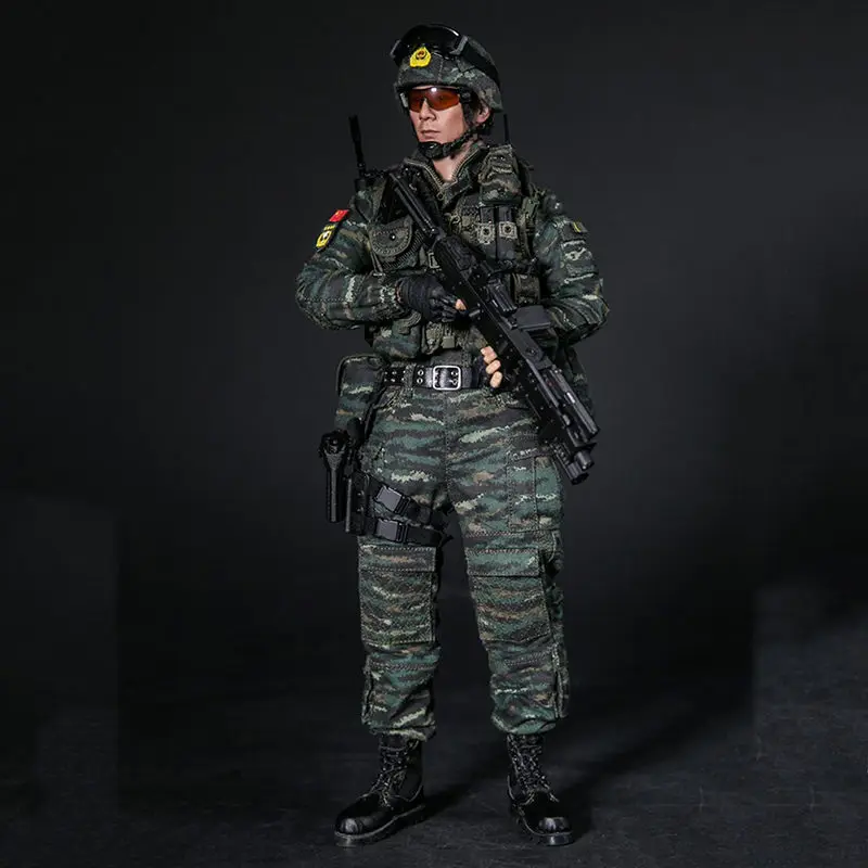 1/6 весы плотина 78052 человек военный китайский полицейский снежный леопард